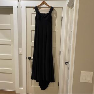 Adrianna Papell Black Gown Size 10 NWT